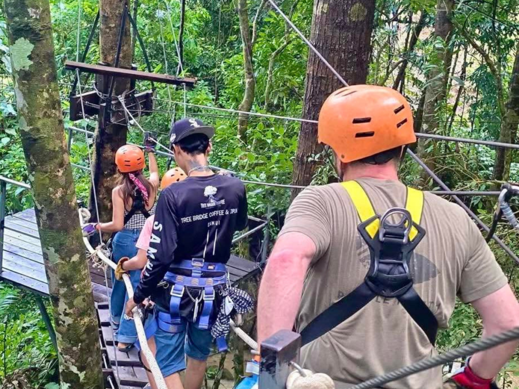 Tree Bridge Zipline Samui