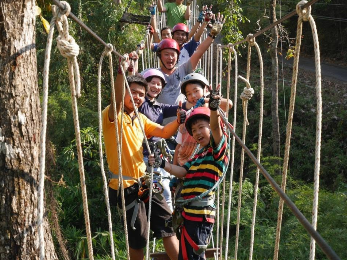 Tree Top Adventure Park Kanchanaburi รูป 1