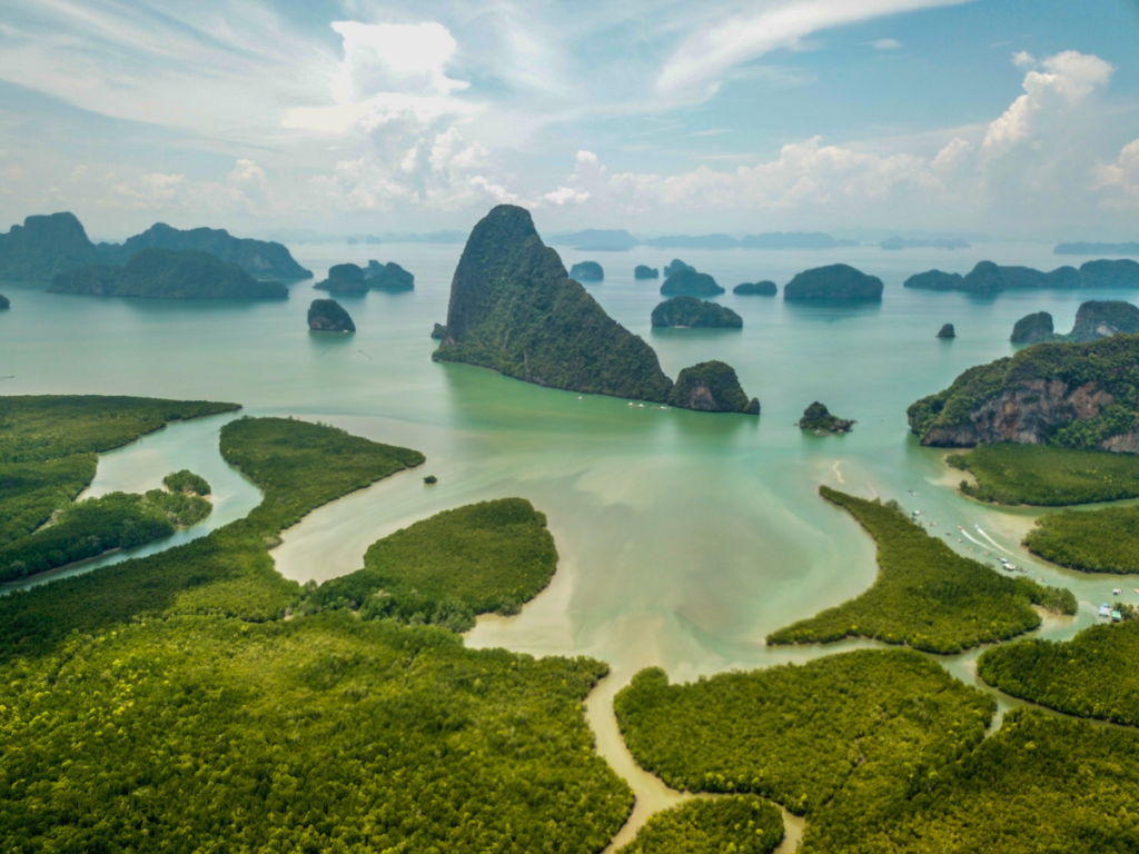 A อ่าวพังงา นาคาน้อย เกาะห้อง(กระบี่) โปรแกรมเช้า